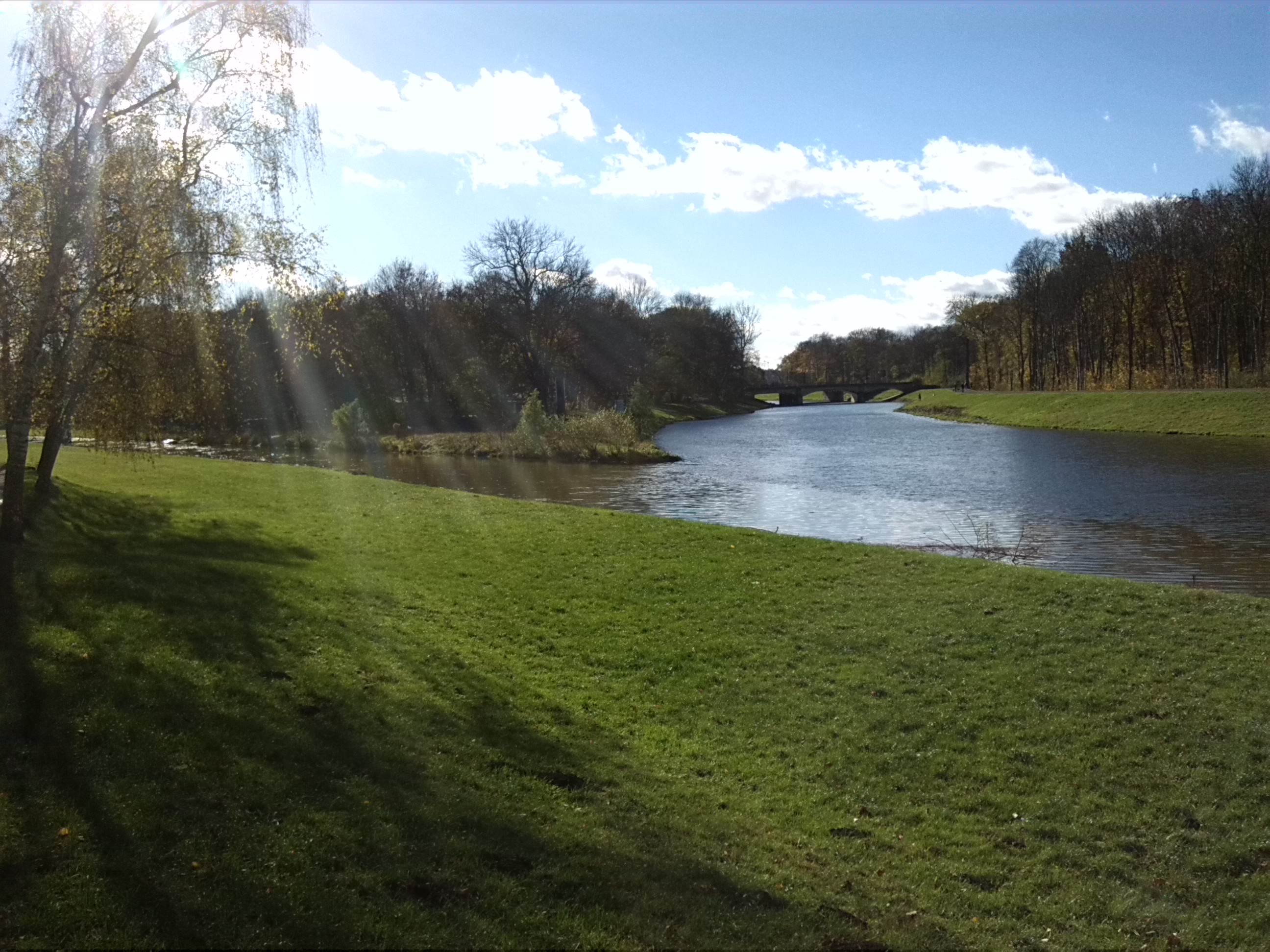 Blick Vom Ostufer Zur Mündung Pleiße In Elsterflutbett & Leipziger Eck (2)