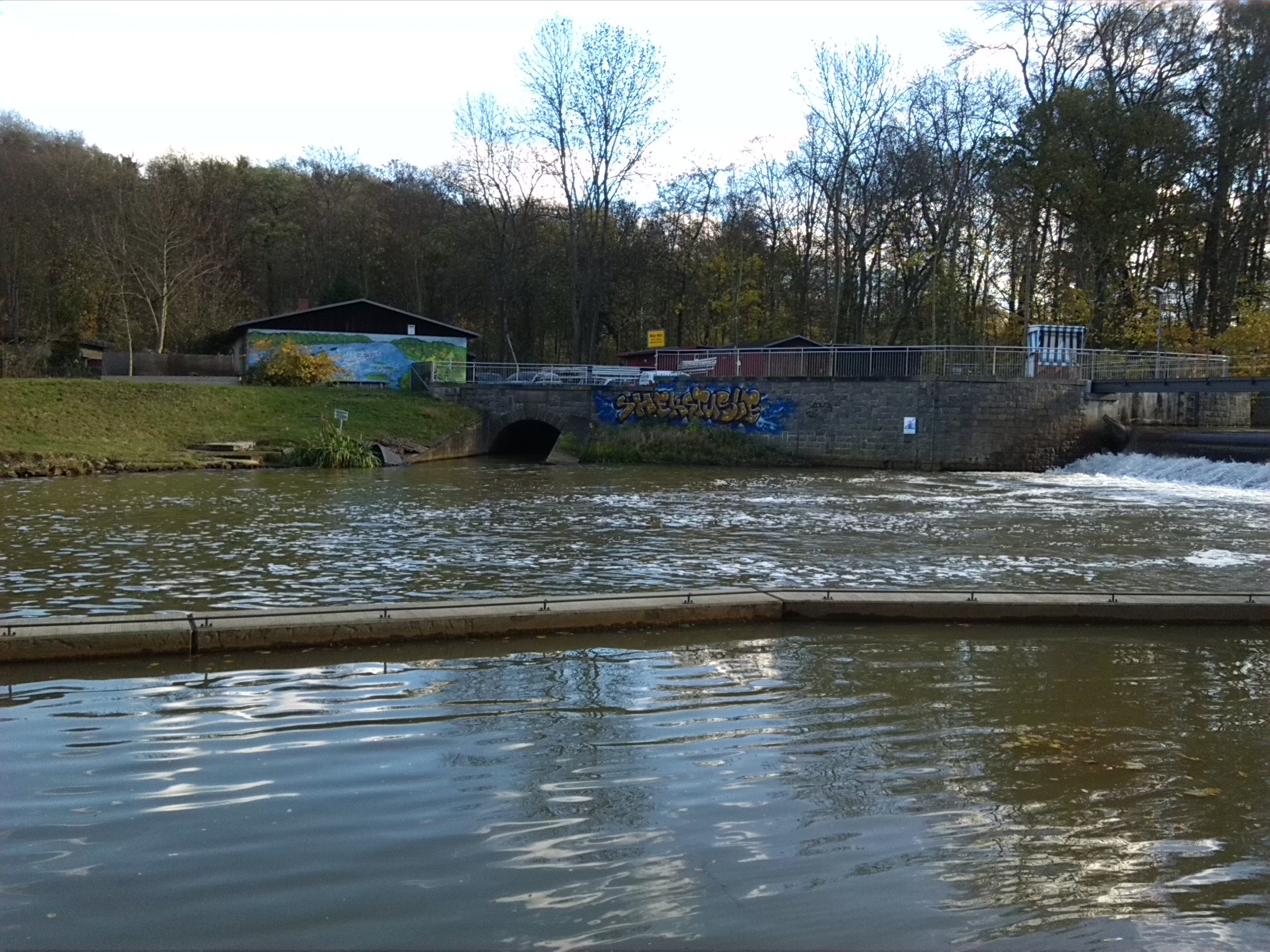 Blick Zu Schleuse Connewitz & Einlauf Pleißemühlgraben Vom Der Beipert Aus (2)