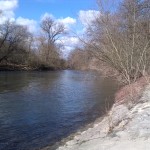 Südspitze Rabeninsel & Blick Wilde Saale