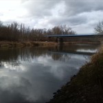 Blick Elisabethsaale & Brücke Mansfelder Straße Abwärts (1)