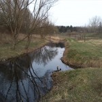 43-Blick Brücke Ulmenweg Geiselabwärts Nach Osten & Zu Südpark