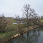 20-Blick Von Saalebrücke Zum Waldbad Leuna