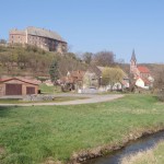 110-Blick Über Schlenze IN Ortslage Friedeburg