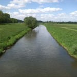 2-Blick Weiße Elster Abwärts Brücke Lochau & Burgliebenau