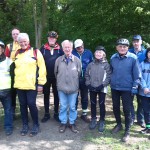 26-Gruppenbild ExkursionsteilnehmerInnen An Mündung Parthe In Weiße Elster