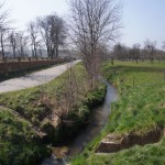 70-Zabenstedt Blick Von Brücke Nach Einmündung Lohbach In Schlenze Aufwärts-1