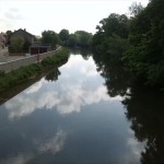 1-Bode Blick Von Brücke Der Deutsch-Sowjetischen Freundschaft IN Stassfurt Nach Norden (1)