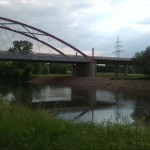 55-Blick Von Saaleradweg Zwischen Nienburg & Bernburg Saaleaufwärts Abschnitt Höhe Latdorf Nach Südwesten Zu Saalebrücke B6n (1)