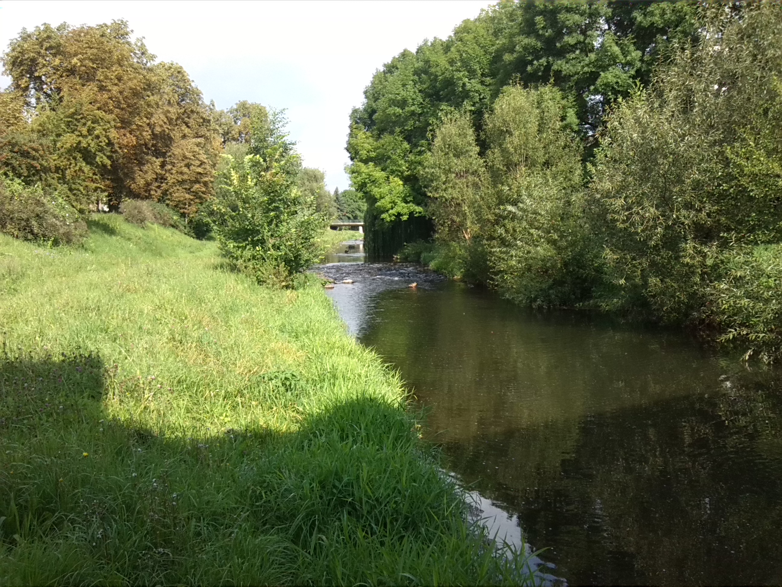 2-Nordhausen Bahnhofsbrücke Zorge Aufwärts (1)