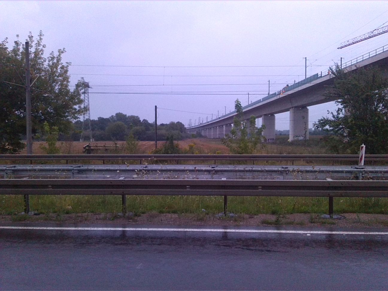 108-Halle Saale-Elster-Luppe-Aue Brücke ICE Abzweig Leipzig An B91 (2)