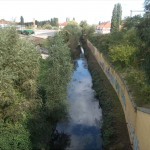 50-Leipzig Partheaufwärts Blick Von Brücke Am Gothischen Bad (2)