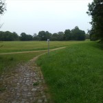 86-Alte Saale Deich Flussabwärts Südwestrand Fasanerie Merseburg Blick Nach Süden (1)