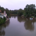 95-Merseburg Blick Von Brücke Neumarkt Saaleabwärts (1)