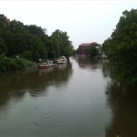 96-Merseburg Blick Von Brücke Neumarkt Saaleaufwärts (1)
