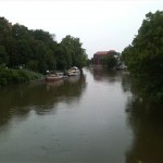 96-Merseburg Blick Von Brücke Neumarkt Saaleaufwärts (1)