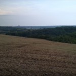 45-Seeburg Blick Von K2315 Nördlich Seeburg Nach Südosten Salziger See & Halde Teutschenthal & Kraftwerk Korbetha (2)