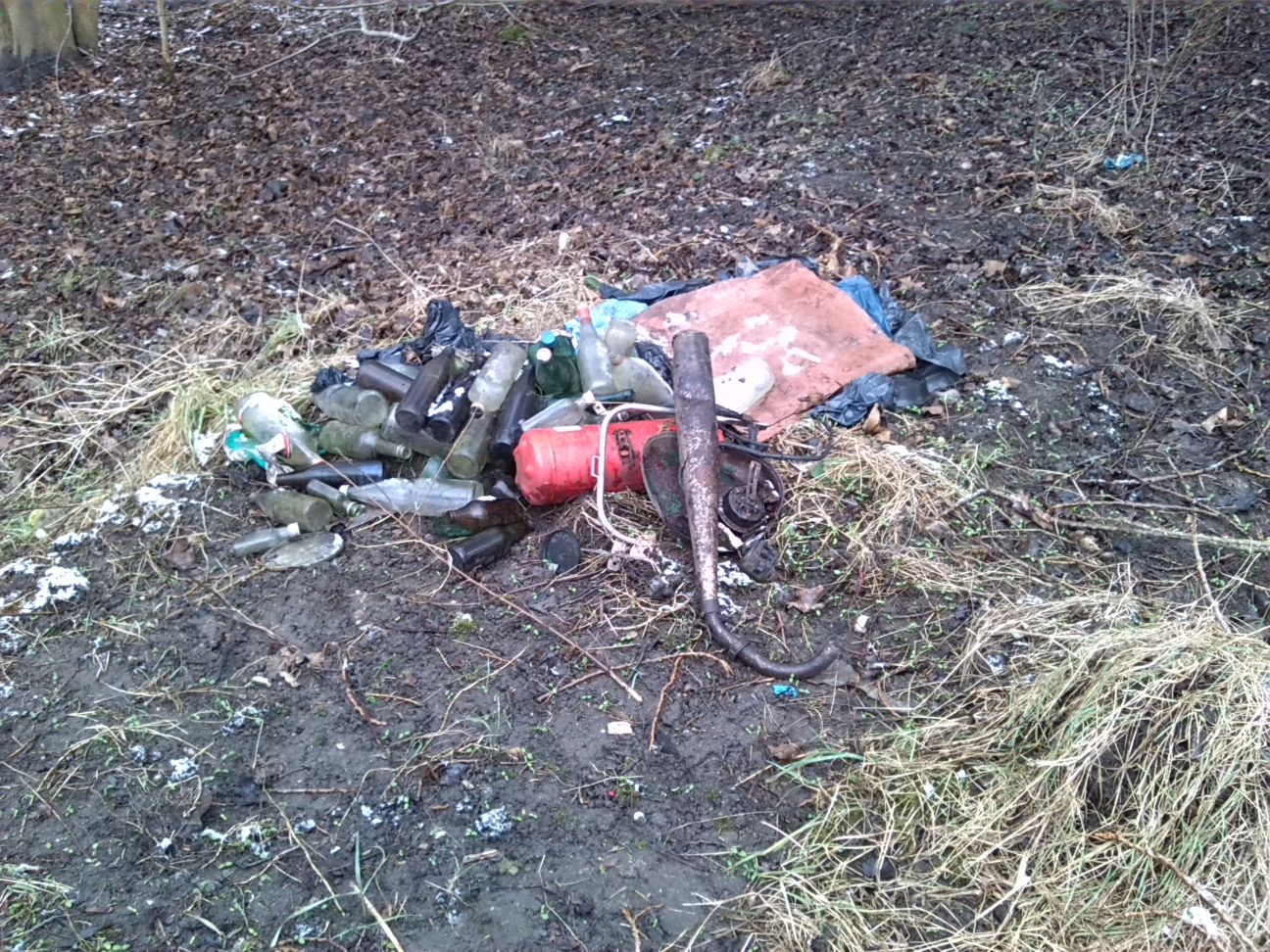 17-Vermüllung Norden NSG Untere Geiselaue Nördlich Klyegraben (3)
