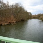 19-Brücke Von Unterer Aue Zu Rabeninsel Blick Nach Westen Wilde Saale