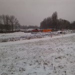 5-Gimritzer Damm Blick Zu Deichbaustelle Halle-Saale-Schleife & An Der Wilden Saale Nach Süden (1)