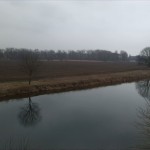 68-Leuna Blick Von Eisenbahnbrücke Nach Südosten Zu Saale & Feld & Göhlitzscher Holz (2)