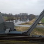 72-Leuna Blick Von Eisenbahnbrücke Nach Norden Saale & Auslauf Mittelkanal (3)