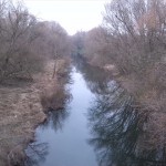 99-Merseburg Brücke Amtshäuser B181 Auf Mittelkanal Flußabwärts Nach Nordwesten (1)