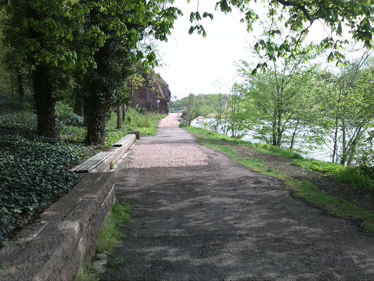 15-Saaleweg Zwischen Pfarrstraße & Klausberge Blick Von Norden Nach Süden Zu Klausberge (1)