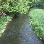 1a-Bernburg Brücke Zwischen Parkstraße & Teichweg BlickA uf Fuhne Flußabwärts Nach Nordwesten