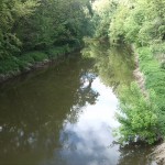 1a-Peißnitz Blick Von Brücke An Der Wilden Saale auf Wilde Saale Flussabwärts Nach Nordwesten (1)