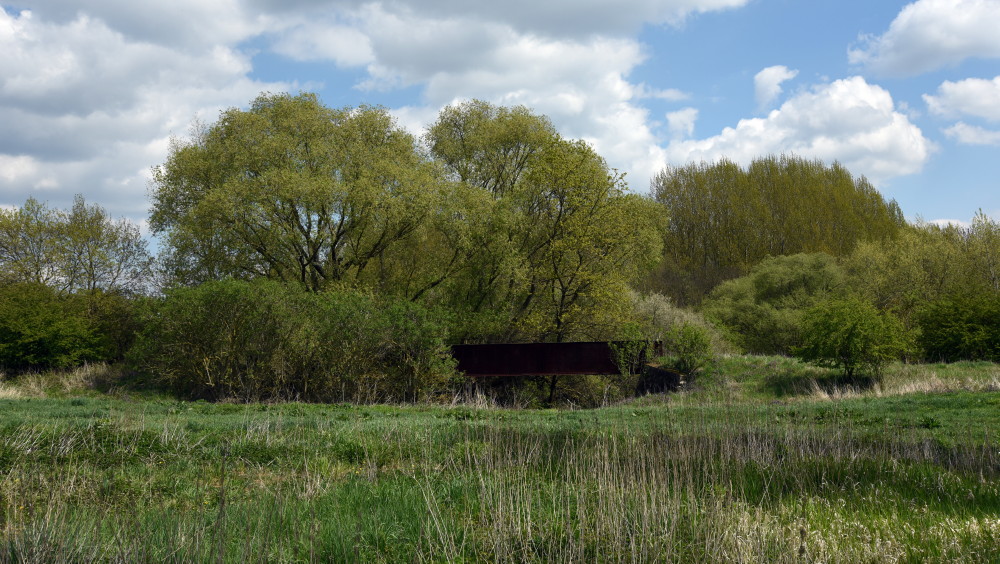 28-Raßnitz Brücke Über Altarm Weiße Elster Blick Nach Osten
