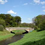 46-Leipzig Westteil NSG Burgaue Nahle Blick Nach Osten Brücke Gustav Esche Straße Über Nahle