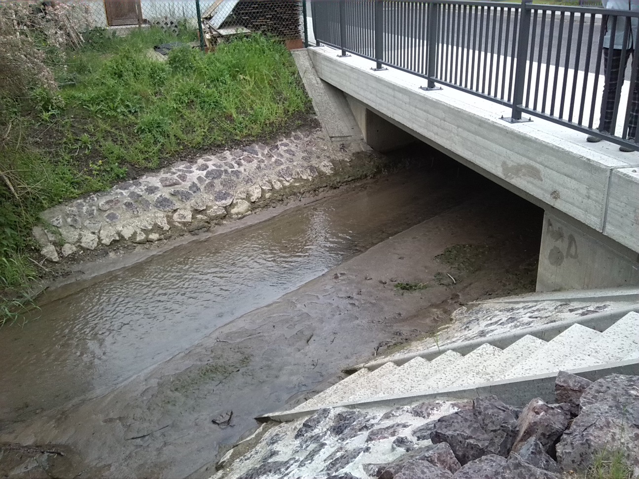48a-Alsleben Mündungsgebiet Schlackenbach In Saale Unterhalb Brücke L153 (1)