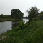 4a-Bernburg Dessauer Straße B185 Südwestlich Dröbel Blick Saale Abwärts Nach Nordosten & Zum Dröbelschen Busch