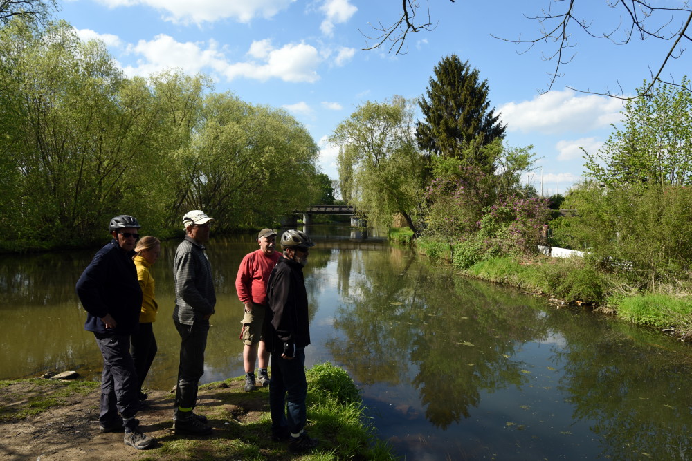 53-Leipzig Mündung Parthe In Weiße Elster Blick Nach Nordwesten