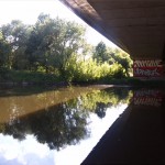 58a-Ostufer Elisabethbrücke Unter Brücke An Der Magistrale Blick Nach Südwesten Zu Mündung Roßgraben (1)