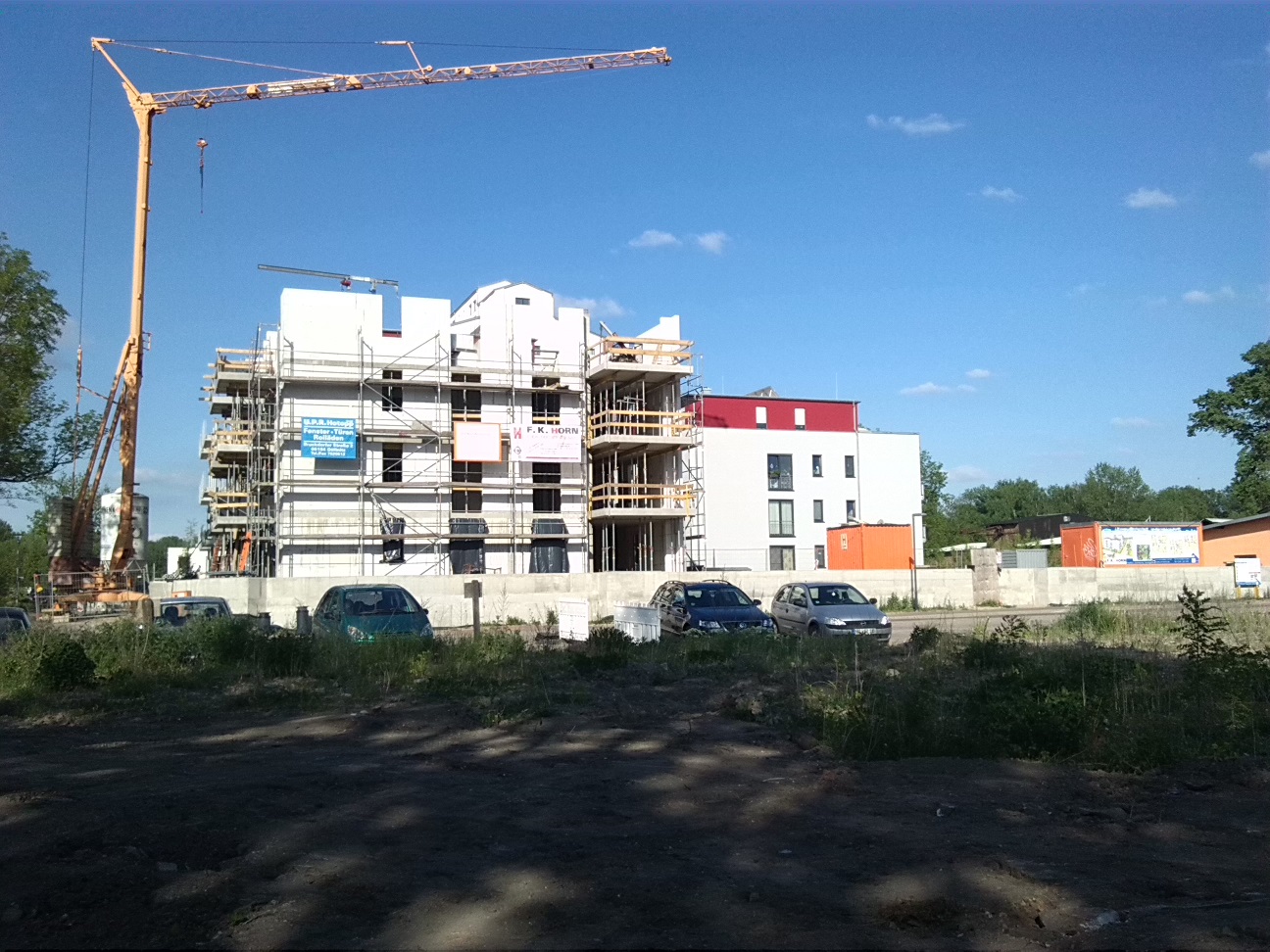 68a-Ostufer Elisabethbrücke Blick Nach Nordostenen In Richtung Wohnbebauung Sophienhafen (2)