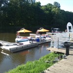 71a-Südostufer Elisabethbrücke Blick Von Sophienhafen Nach Nordwesten In Richtung Peißnitz (1)