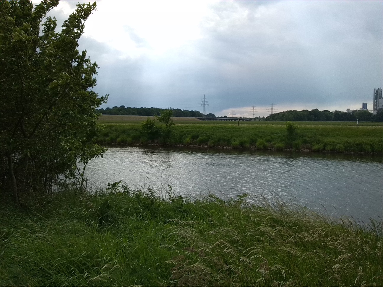 73a-Saaleaue Zwischen Nienburg & Bernburg Blick Nach Südwesten Zum Dröbelschen Busch & B6n (1)