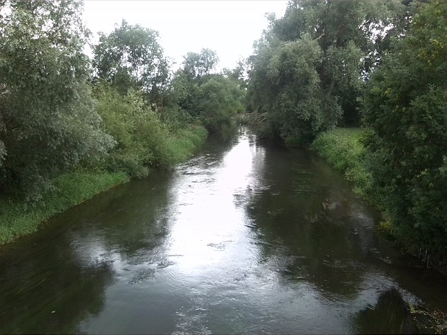 15a-Unseburg Blick Von Brücke Breite Straße Auf Bode Flussabwärts Nach Süden (1)