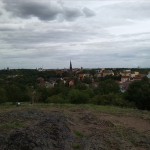 3a-Kröllwitz Blick Vom Ochsenberg Nach Süden Petruskirche Burg Giebichenstein (2)