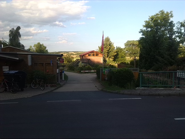56a-Salzatal Kloschwitz Blick Zum Eingang Campingplatz In Richtung Saale Nach Nordosten (1)