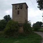 6a-Gemeinde Petersberg Blick Auf Trafohaus Am Sandberg Zwischen Gutenberg & Oppin Von Osten (2)