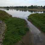 6a-Schönebeck Blick Von Brücke Zum Westteil Salineinsel Auf Salinekanal Röthe Nach Nordwesten Zu Elbe & Nordwestzipfel Salineinsel (2)