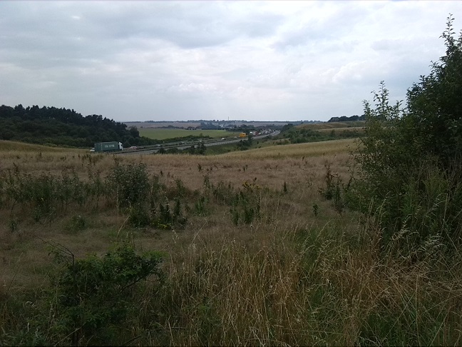 7a-Gemeinde Petersberg Blick Nach Westen Auf BAB14 & Götschetal Zwischen Nehlitz & Teicha (2)