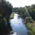 1a-Nordhausen Brücke Bahnhofstraße Blick Zorgeabwärts Nach Südosten (1)