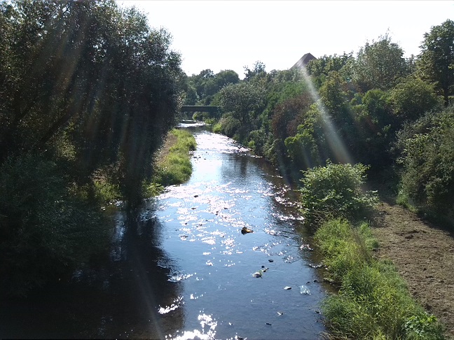 1a-Nordhausen Brücke Bahnhofstraße Blick Zorgeabwärts Nach Südosten (1)