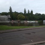 20a-Halle Talstraße Am Fuße Giebichensteinbrücke Blick Nach Südosten Zu Saale & Fährstraße (2)