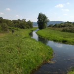 40a-Berga-Kelbra Blick Nebenhelmeabwärts Nach Südosten Mit Einmündung Kuhriethgraben In Richtung Talsperre Kelbra & Kyffhäuser (2)