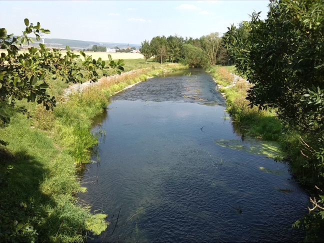 47a-Berga-Kelbra Blick Von Brücke Kyffhäuser Kleinbahn Helmeabwärts Nach Nordosten (1)