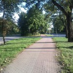 16a-Halle Blick Von Heideallee Nach Südosten Zu Halle-Saale-Schleife & Gimritzer Damm (1)